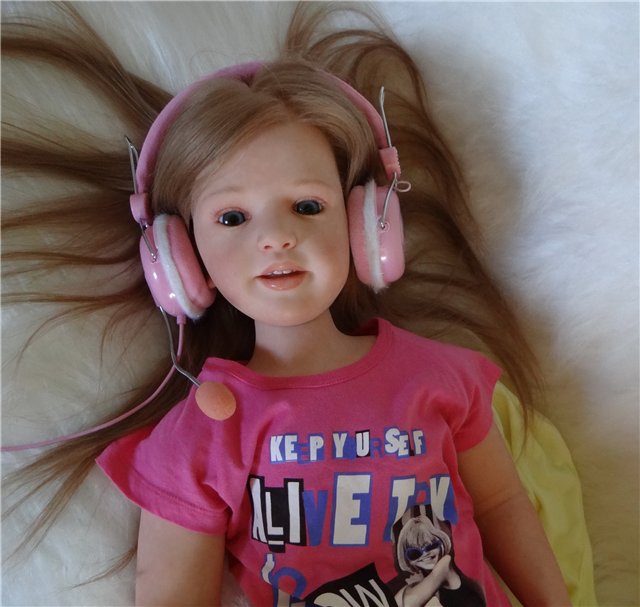 Мечтательница Ника. Кукла реборн Елены Ядриной (фото 4)