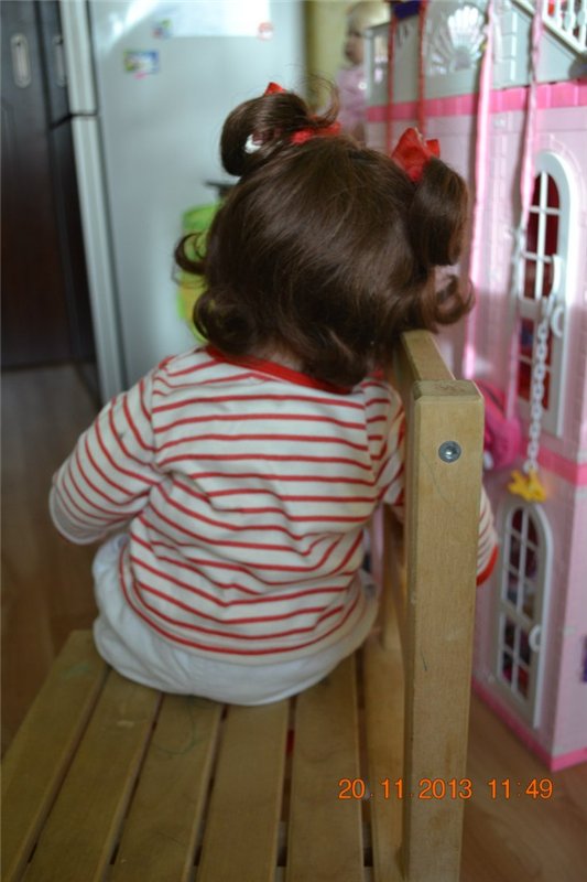 Кофе с молоком или детский сад прибыл. Коллекционные куклы Laura Tuzio Ross и Monika Gerdes (фото 9)