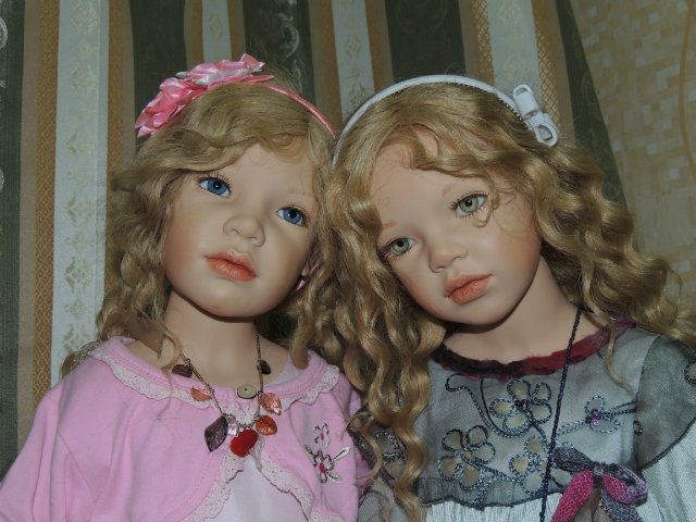 Сестрёнки заверушки Ливия и Паула. Куклы Zawieruszynski