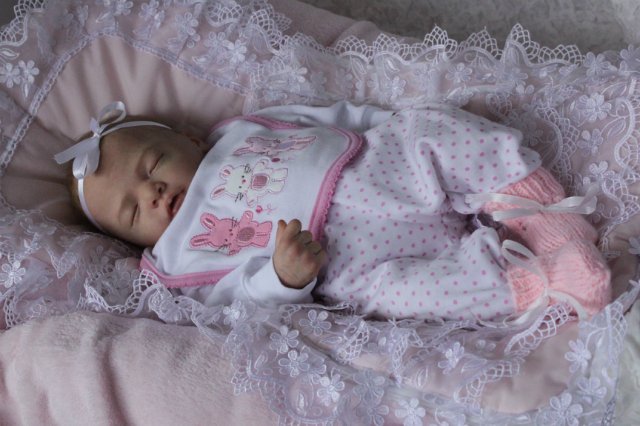Спящая красавица Джульетта! Куколка реборн Виктории Вишни