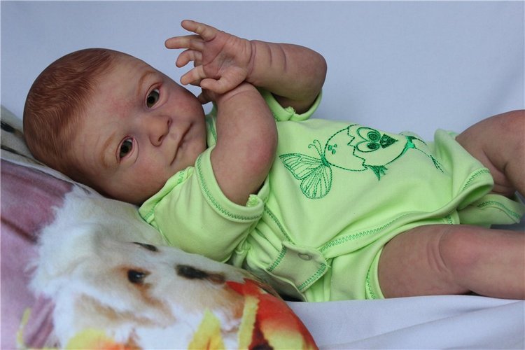 В траве сидел Кузнечик. Кукла реборн Светланы Преображеской (фото 2)