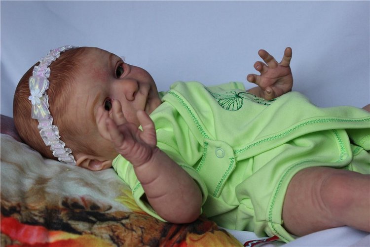 В траве сидел Кузнечик. Кукла реборн Светланы Преображеской (фото 9)