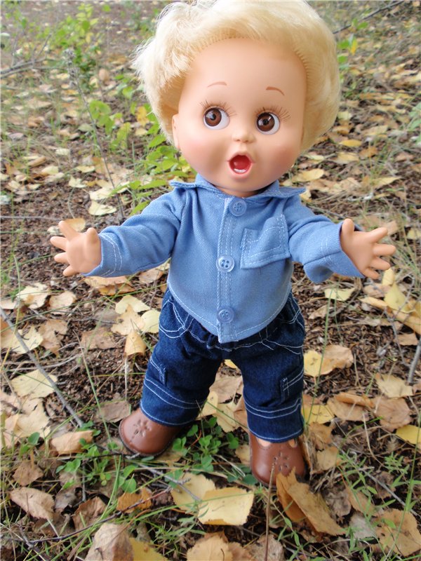 Осенняя прогулка | Бэйбики Осенняя прогулка — Одежда и обувь для кукол своими руками: фото (фото 5)