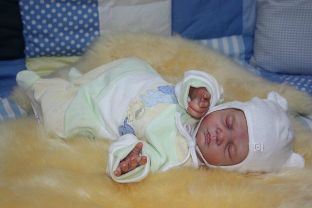 Кукла реборн CASPAR прототип художник Beatrix Schröder