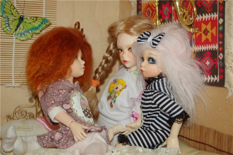Пижамная вечеринка — Фотоистории с куклами BJD (БЖД): сериалы (фото 9)