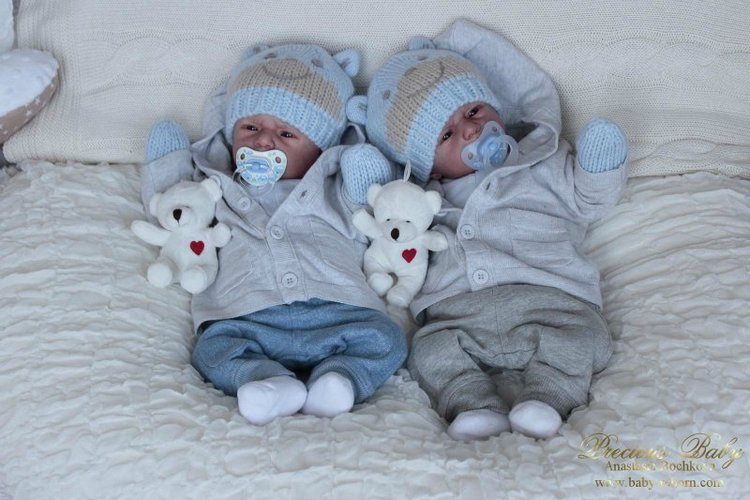 Двойное счастье! Куклы реборн Анастасии Бочковой