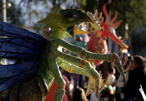 Мексиканские яркие игрушки алебрихе (фото 4)