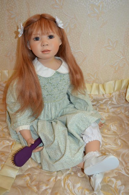 Люсинда, фарфоровая куколка Кристин Оранж (фото 4)