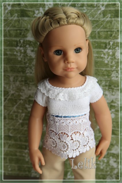 Летние кофточки для Gotz — Одежда и обувь для кукол своими руками: фото (фото 8)