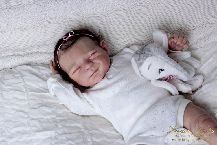 Первая улыбка... Кукла реборн Анастасии Бочковой (фото 7)