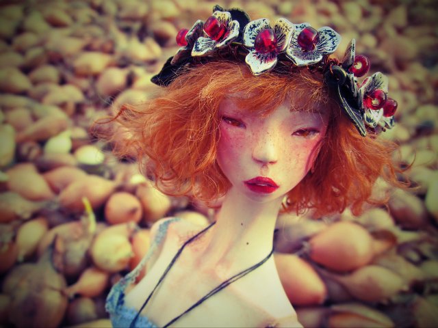 Мои детки, авторские шарнирные куклы из флюмо