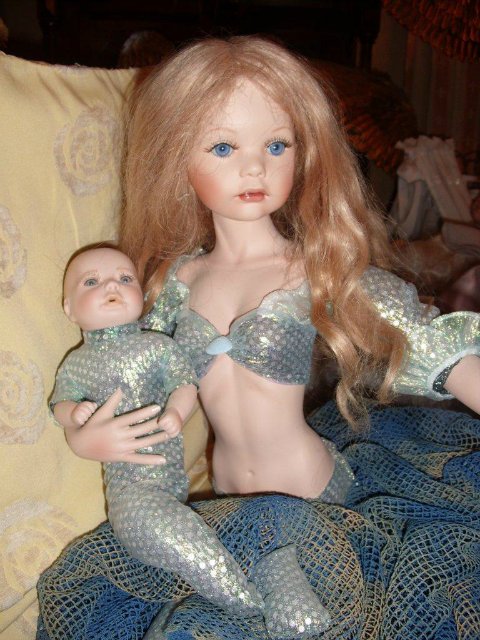 Русалки - миф или... Знакомство с куклой Sira die Meerjungfrau (морская нимфа) от Shirley