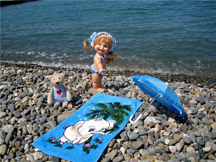 Море, солнце и Натуся или отдых в Сочи! Натали кукла Galoob baby face | Бэйбики Море, солнце и Натуся или отдых в Сочи! Натали кукла Galoob baby face