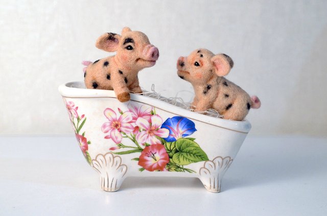 Летние денечки. Валяные из шерсти игрушки своими руками (фото 8)