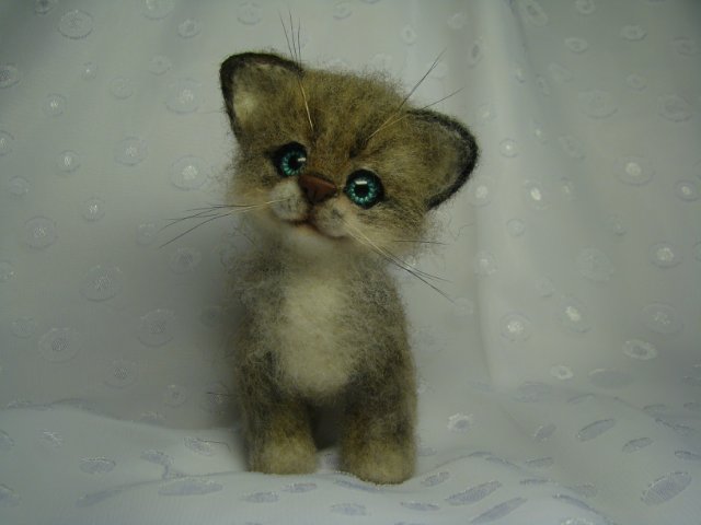 Сибирячок. Авторская игрушка валянием из шерсти Ольги Чернухо