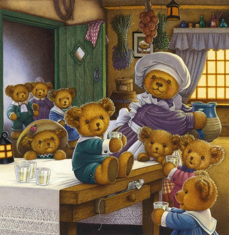 ЖИЛИ-БЫЛИ ПЛЮШЕВЫЕ МИШКИ ... Английская художница-иллюстратор Кэрол Лоусон (Carol Lawson) | Бэйбики ЖИЛИ-БЫЛИ ПЛЮШЕВЫЕ МИШКИ ... Английская художница-иллюстратор Кэрол Лоусон (Carol Lawson) (фото 9)