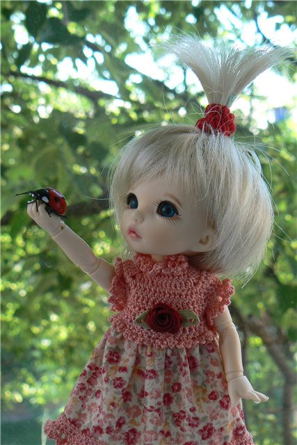 Весенние хлопоты Росинки - куколка bjd (фото 4)