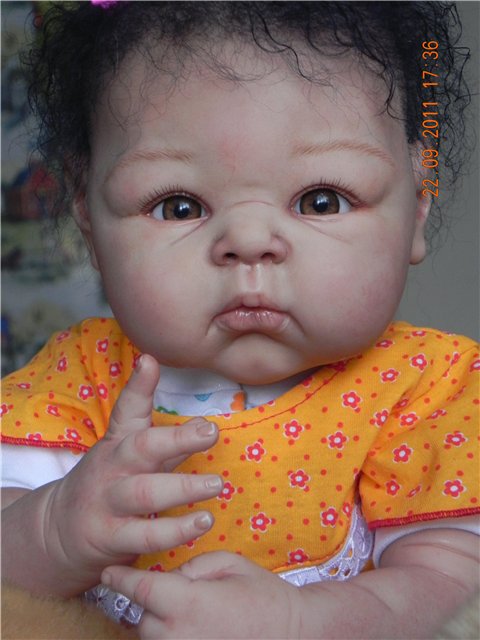 Шоколадная девчонка Александра-Шурочка. Куклы-реборн Светланы Преображенской