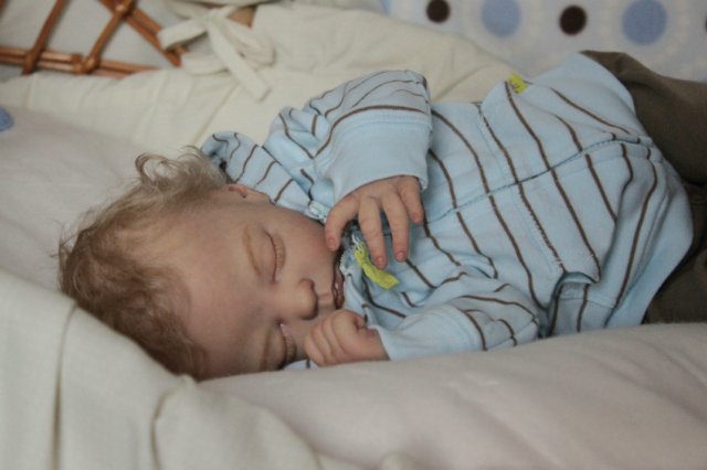 Мальчик одуванчик... Куколка реборн Вишни Виктории