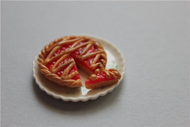 Продукты из Фимо, кукольная миниатюра в формате 1:12 (фото 8)