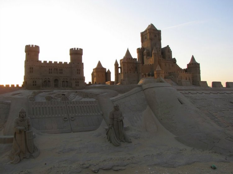 Замки из песка. Путешествие по Схевенингену (Scheveningen, Holland)