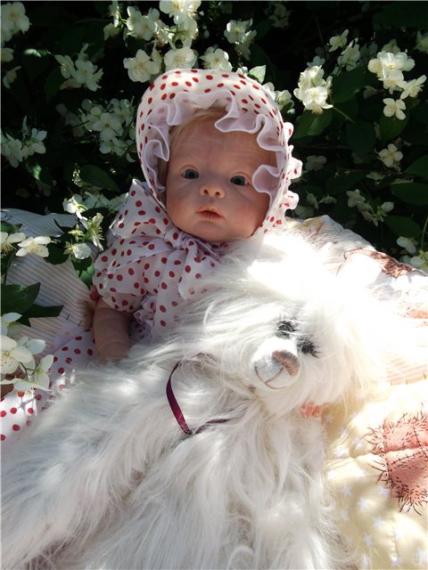 Ох, уж эти горошки!!! Кукла реборн София (фото 7)