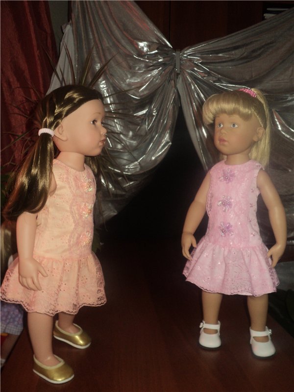 Девчушки любят наряжаться! Наряды для кукол Готц и не только