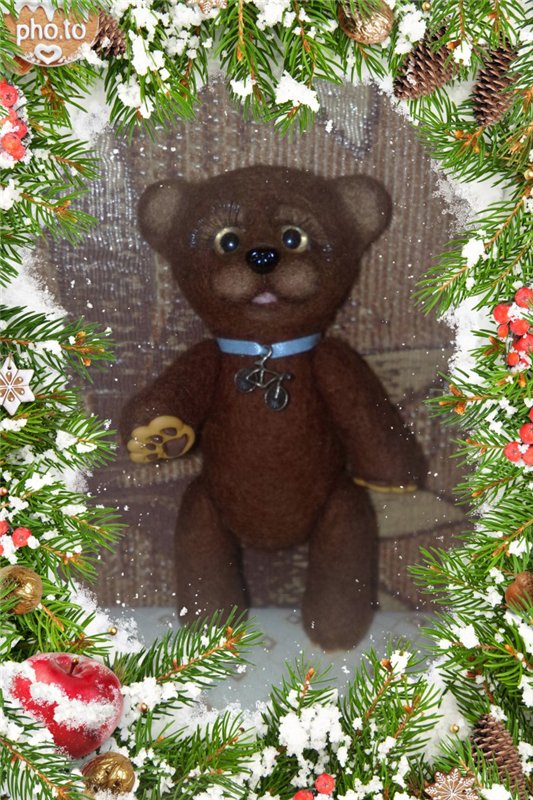 Мишутка шерстяной! Игрушки сухим валянием своими руками (фото 3)