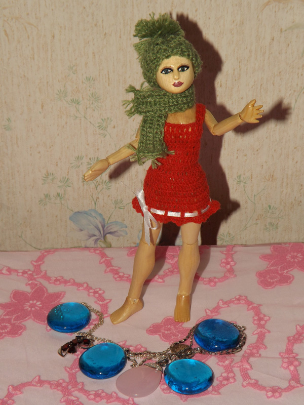 Кукла из дерева Зарина — Авторские куклы ручной работы: текстильные (фото 5)