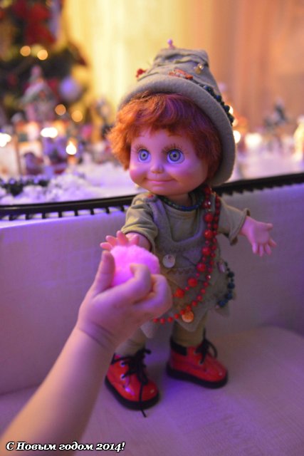 Новогодняя сказка "В гости к Санте" для дочки в сопровождении Шерри