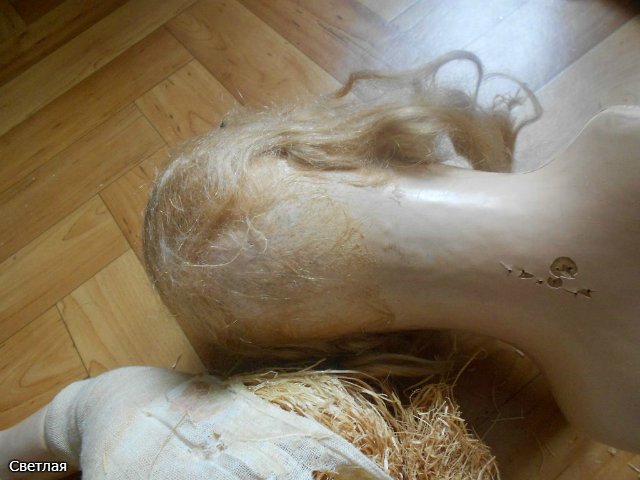 Реставрация Будуарной антикварной куклы. Часть первая. Золушка (фото 5)