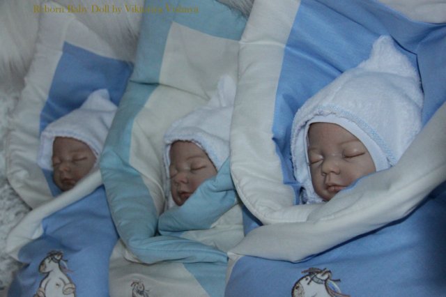 Тройняшки Джошики... Куколки реборн Виктории Вишни