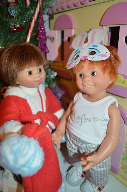 А к вам приходил Дед Мороз? Вихтели Rosemarie Anna Muller