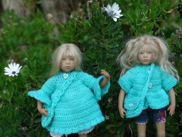 Бирюзовые зерисовки — Куклы Annette Himstedt (Аннетт Химстедт): коллекционные (фото 3)