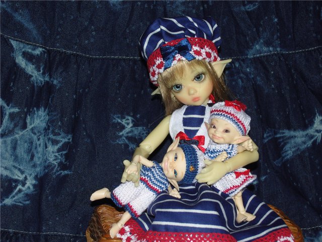 Хотим на море! (наряды в морском стиле для realpuki и Kaye Wiggs Lillie)