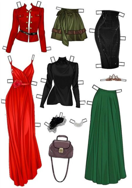 Такие милые бумажные куколки, хочу поделиться (фото 7)