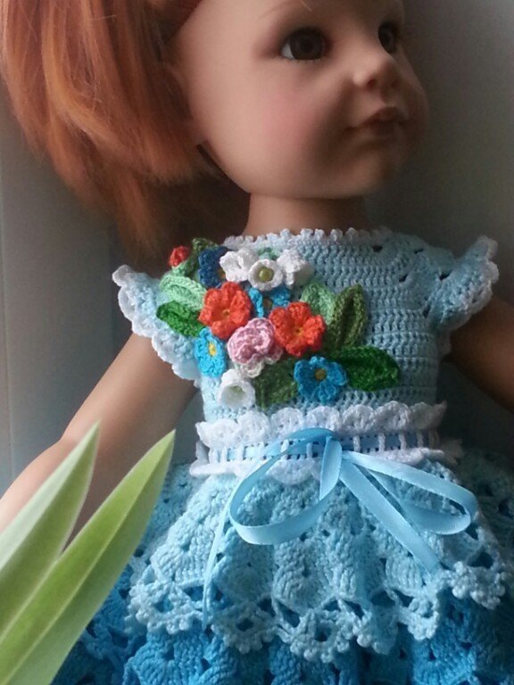Новое платье для куклы (ГОТЦ) или В начале зимы - лето