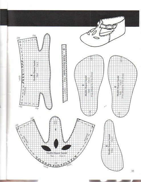 Наши ножки будут обуты — Одежда и обувь для кукол своими руками: фото