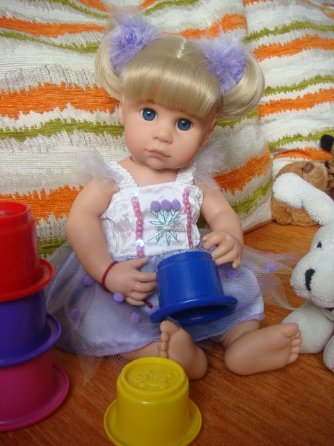 Наша трогательная малышка Машенька. Малышка-феечка Gotz из серии Kinderland Doll (фото 3)