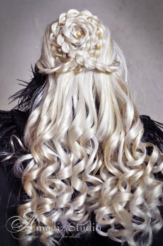 Невероятные парики для кукол БЖД от: Amadiz Studio