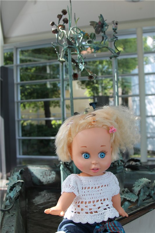 Командировка в Данию фейсинки (Galoob Baby Face doll) 2