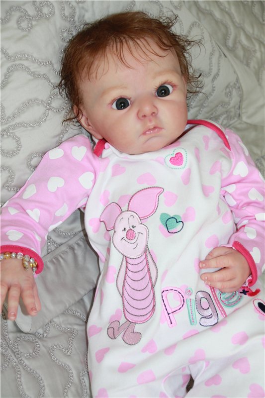 Кукла реборн Лола - маленький глазастик (фото 10)