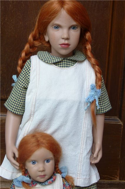 Две сестры-Лотта и Фанни. Коллекционные куклы