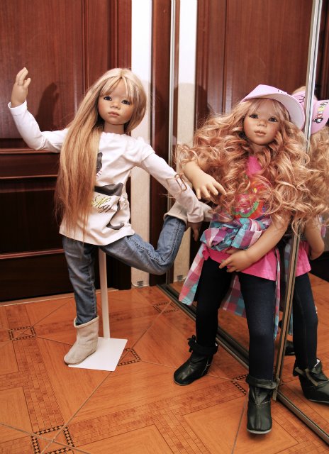 Мои долгожданные девочки Монья и Ла Мей, Annette Himstedt