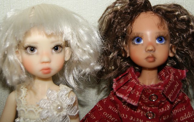 Мои малышки тиники - загорелые и беляночки от Kaye Wiggs и Sofi Lou