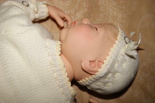 Hildegard Gunzel 2010 Resin Dolls - baby Miriam нежная булочка - сплюшечка