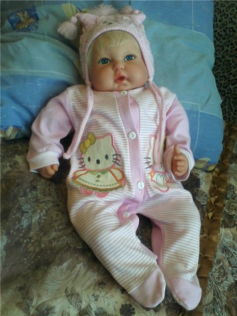 Игровая кукла переделана из пупса фирмы Огонёк (фото 5)