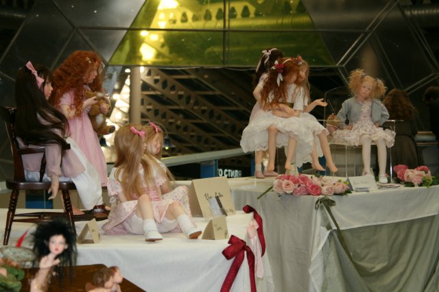 Куклы Лауры Скаттолини на выставке VII Международный салон кукол в Москве