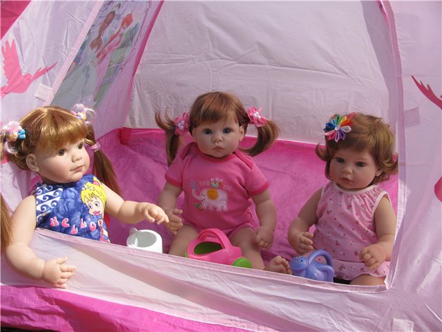 Мои лапушки на даче. Девчонки Мидлтошки на отдыхе (фото 4)