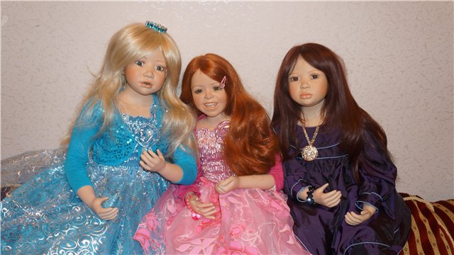 Фарфоровая кукла БИРГИТ - Лазурная Мечта от Кристин Оранж (фото 8)